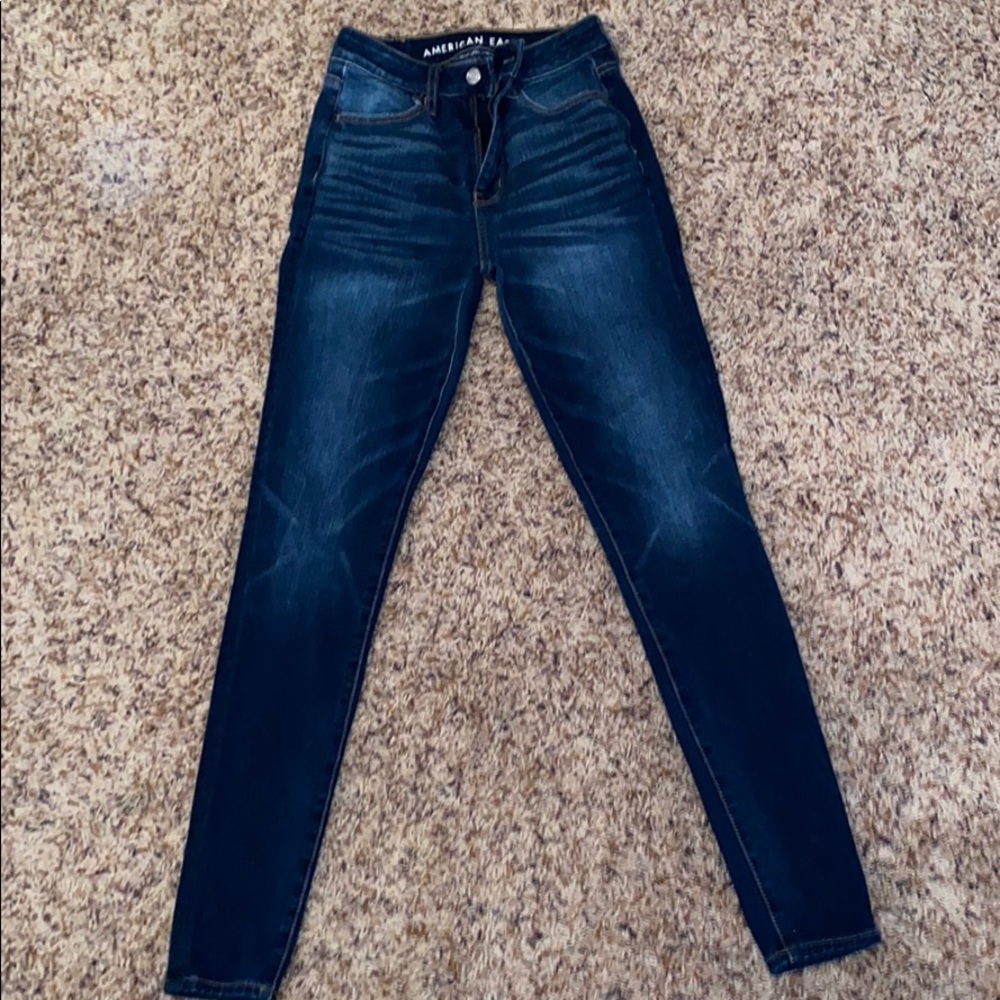 American eagle dark jeans